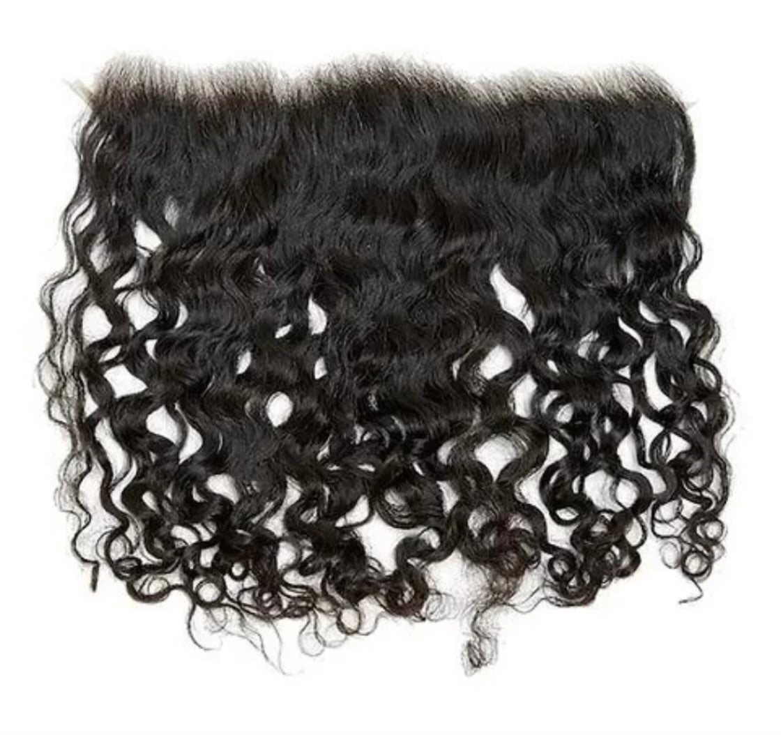 Raw Indian Curly Frontal