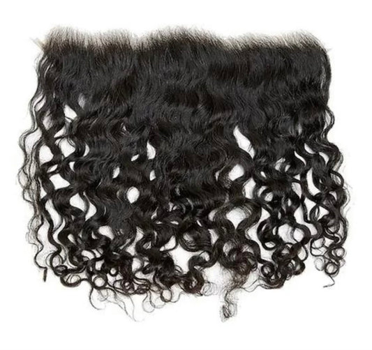 Raw Indian Curly Frontal